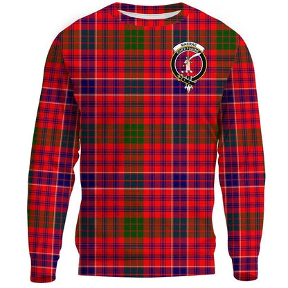 MacRae Modern Tartan Crest Sweatshirt