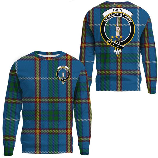 Bain Tartan Crest Sweatshirt