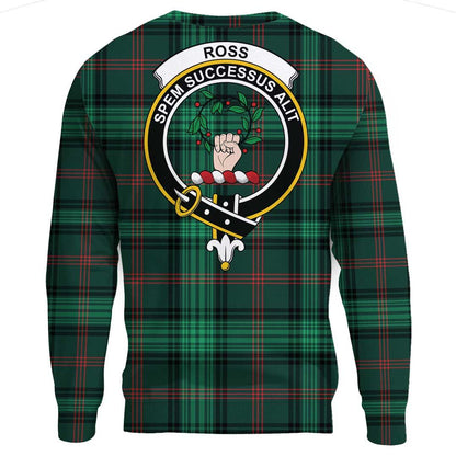 Ross Hunting Modern Tartan Crest Sweatshirt