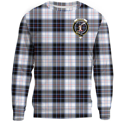 MacRae Dress Modern Tartan Crest Sweatshirt