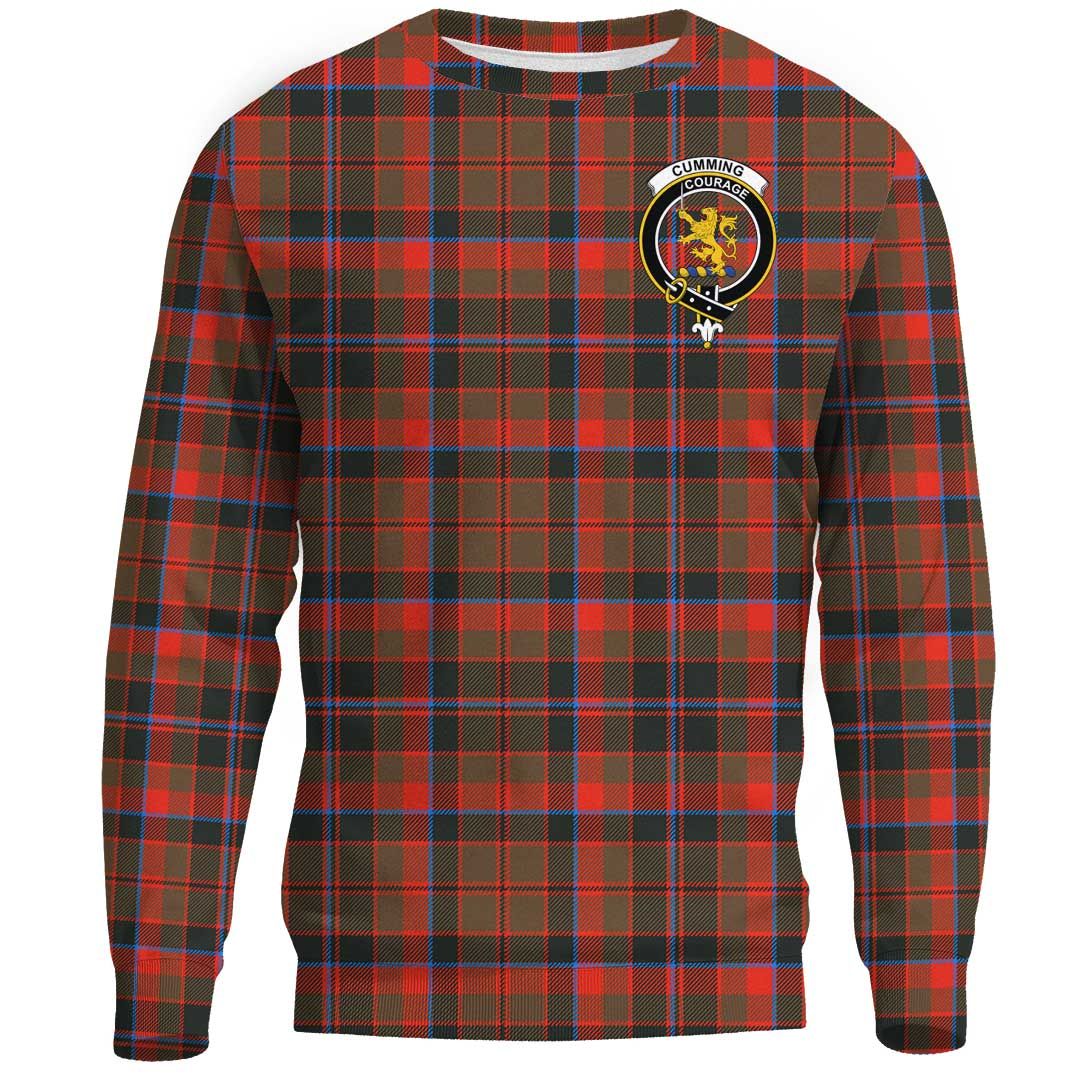 Cumming Hunting Weathered Tartan Crest Sweatshirt