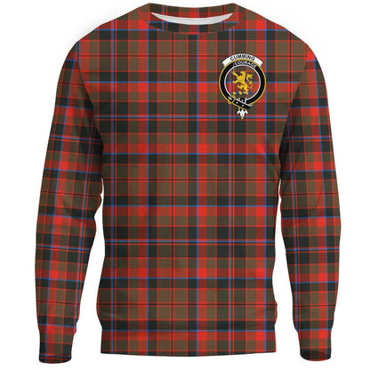 Cumming Hunting Weathered Tartan Crest Sweatshirt