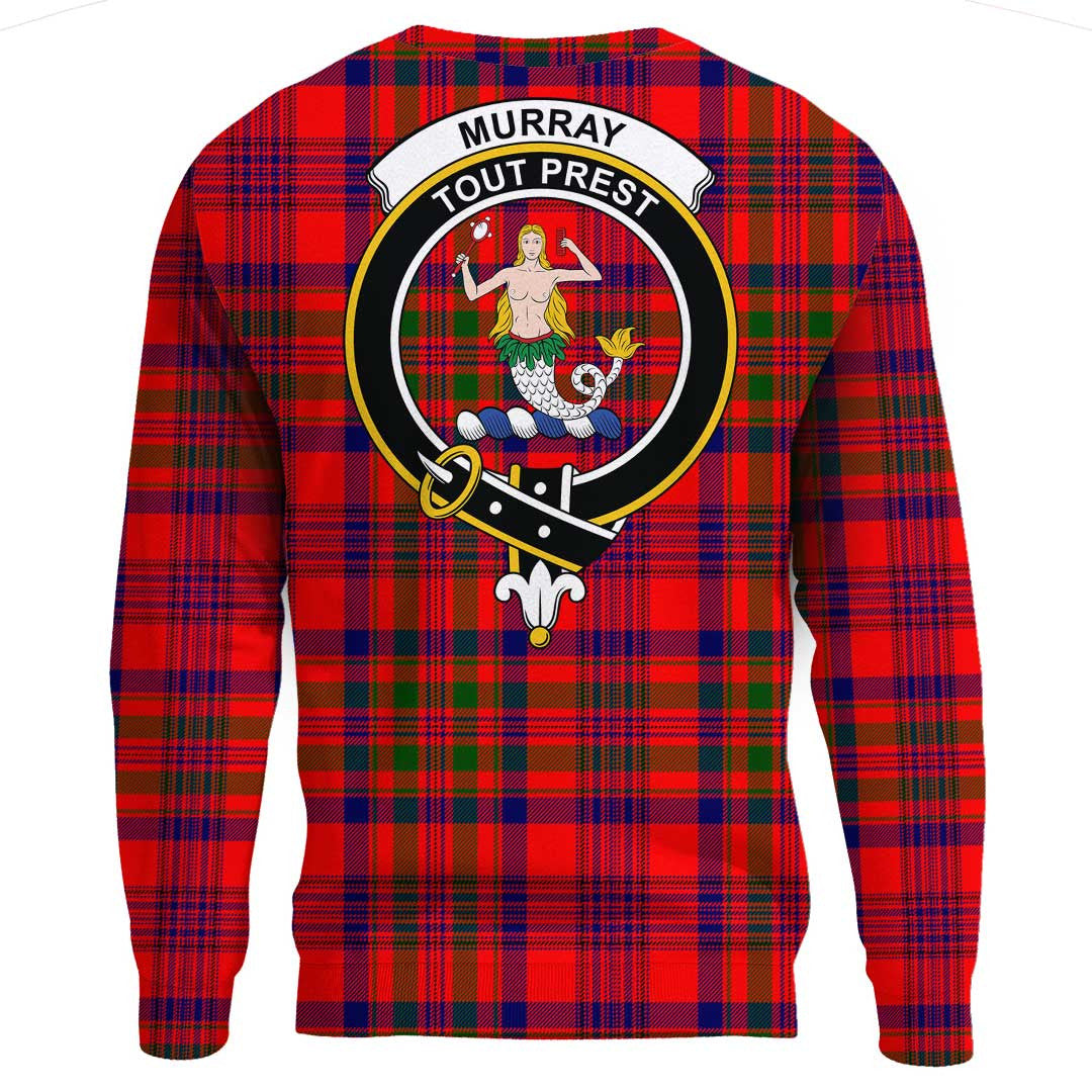 Murray of Tulloch Modern Tartan Crest Sweatshirt