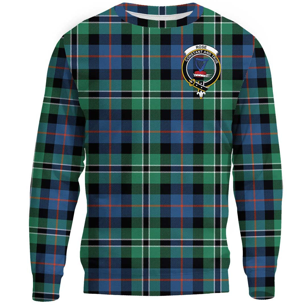 Rose Hunting Ancient Tartan Crest Sweatshirt