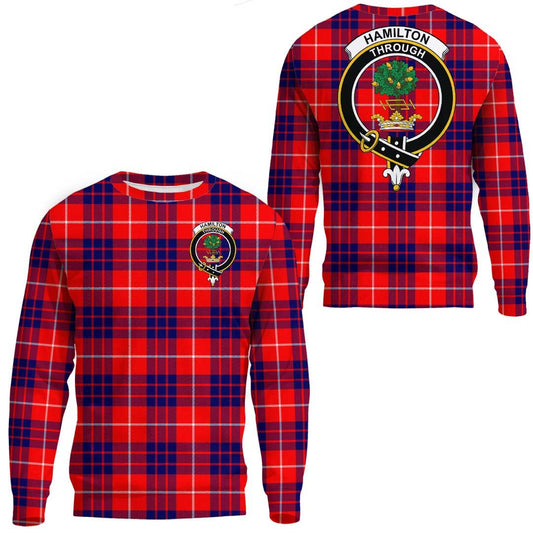 Hamilton Modern Tartan Crest Sweatshirt