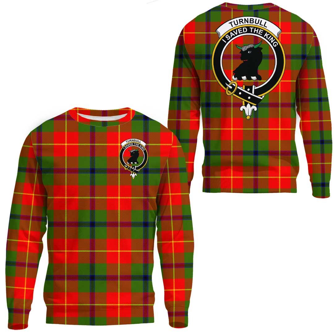 Turnbull Dress Tartan Crest Sweatshirt