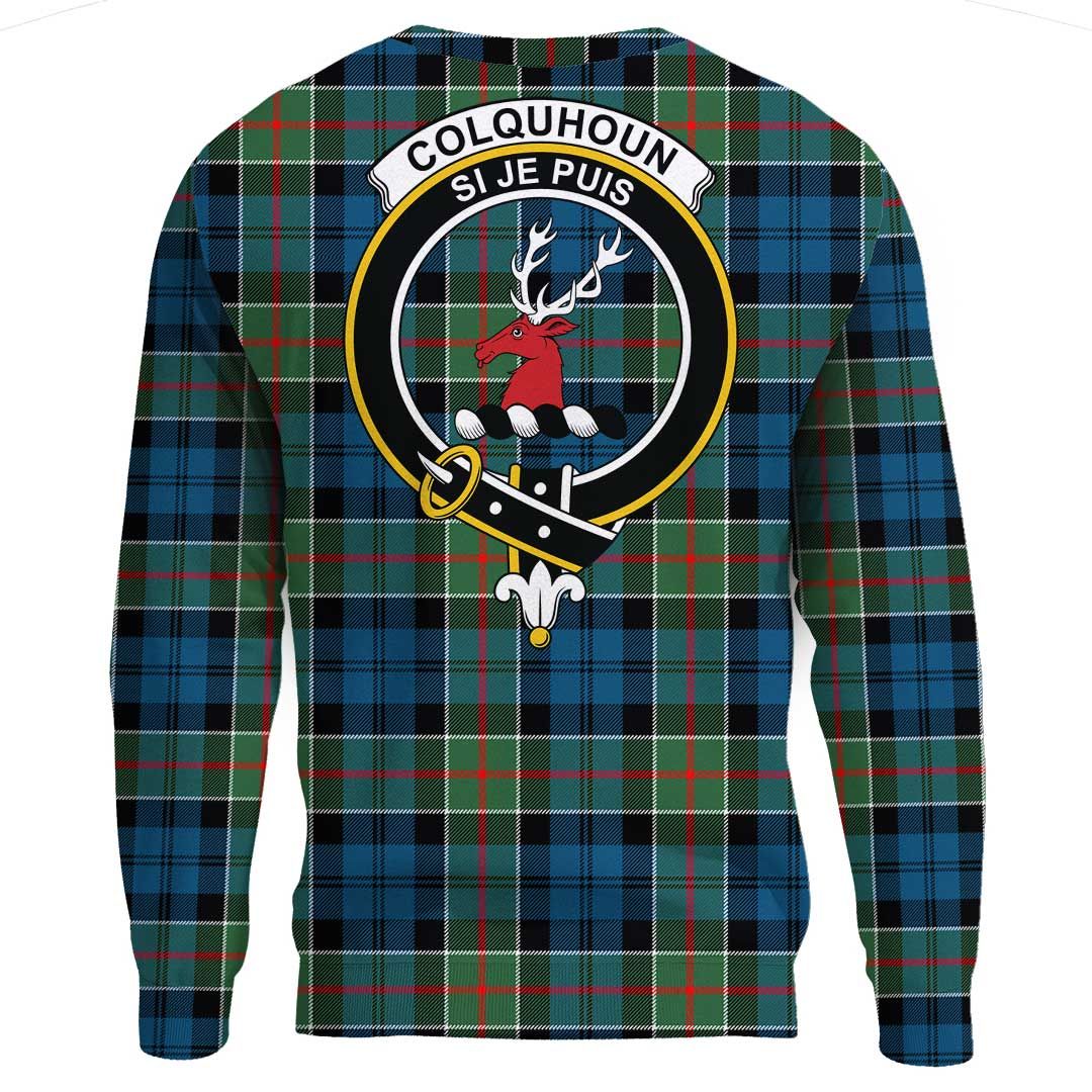 Colquhoun Ancient Tartan Crest Sweatshirt