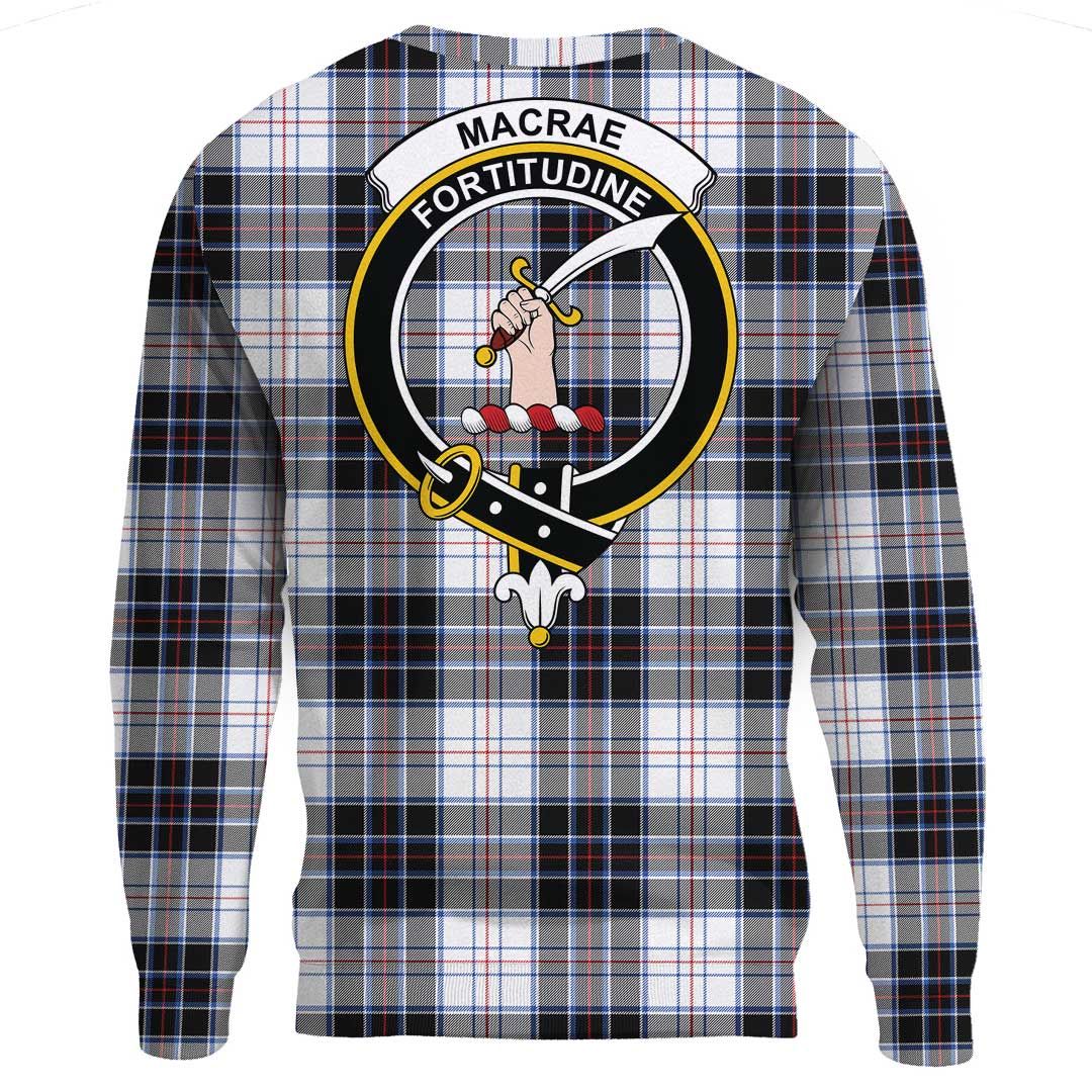 MacRae Dress Modern Tartan Crest Sweatshirt