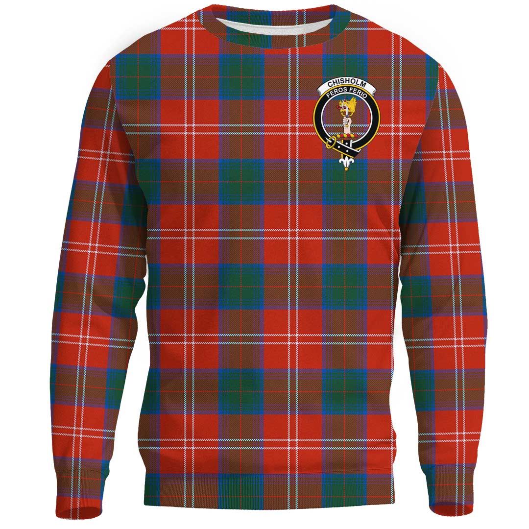 Chisholm Ancient Tartan Crest Sweatshirt