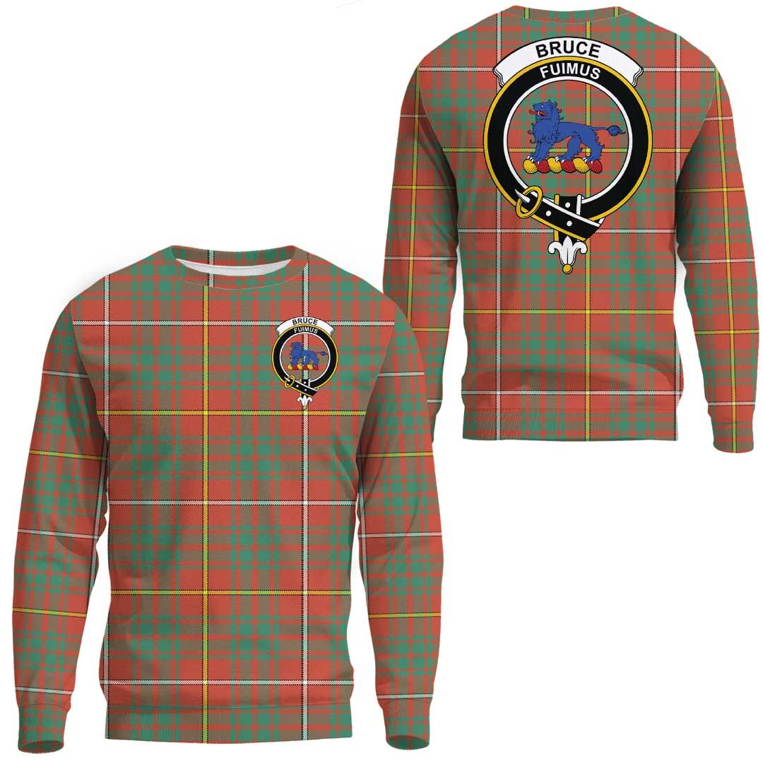 Bruce Ancient Tartan Crest Sweatshirt