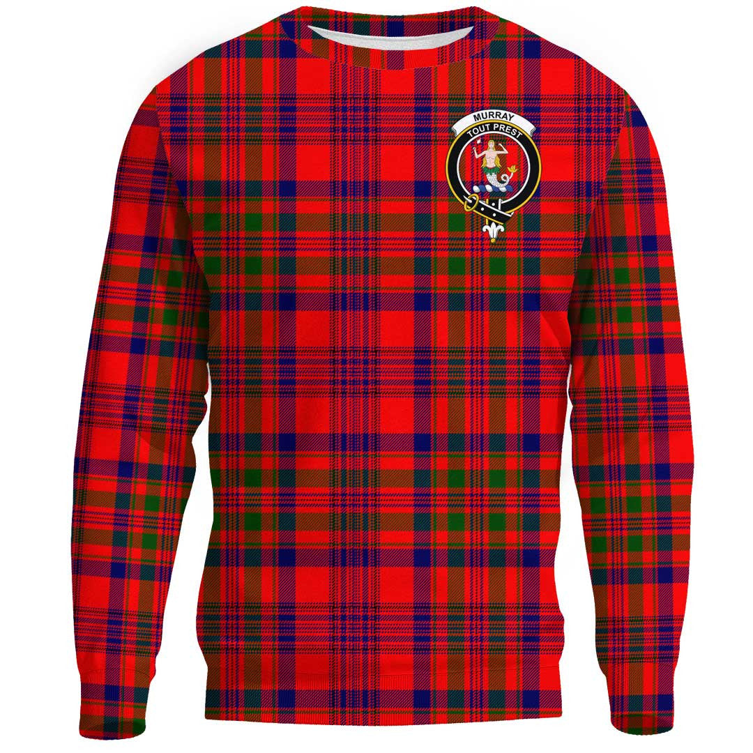 Murray of Tulloch Modern Tartan Crest Sweatshirt