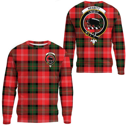 Nesbitt Modern Tartan Crest Sweatshirt