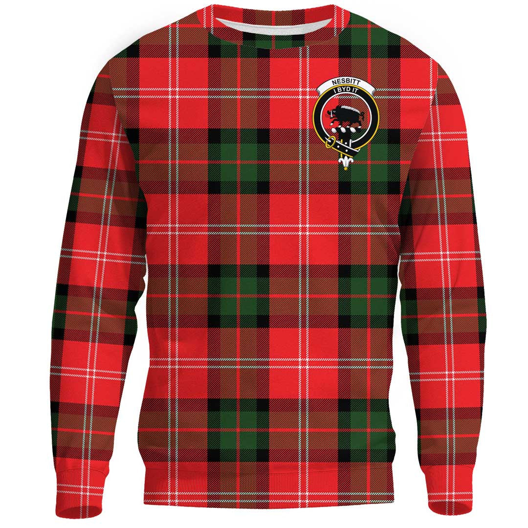 Nesbitt Modern Tartan Crest Sweatshirt