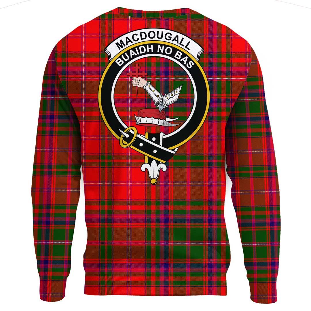 MacDougall Modern Tartan Crest Sweatshirt