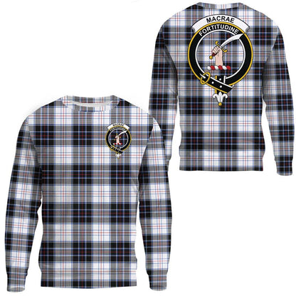 MacRae Dress Modern Tartan Crest Sweatshirt