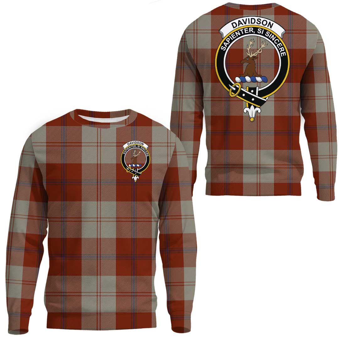 Davidson Dress Dancers Tartan Crest Sweatshirt