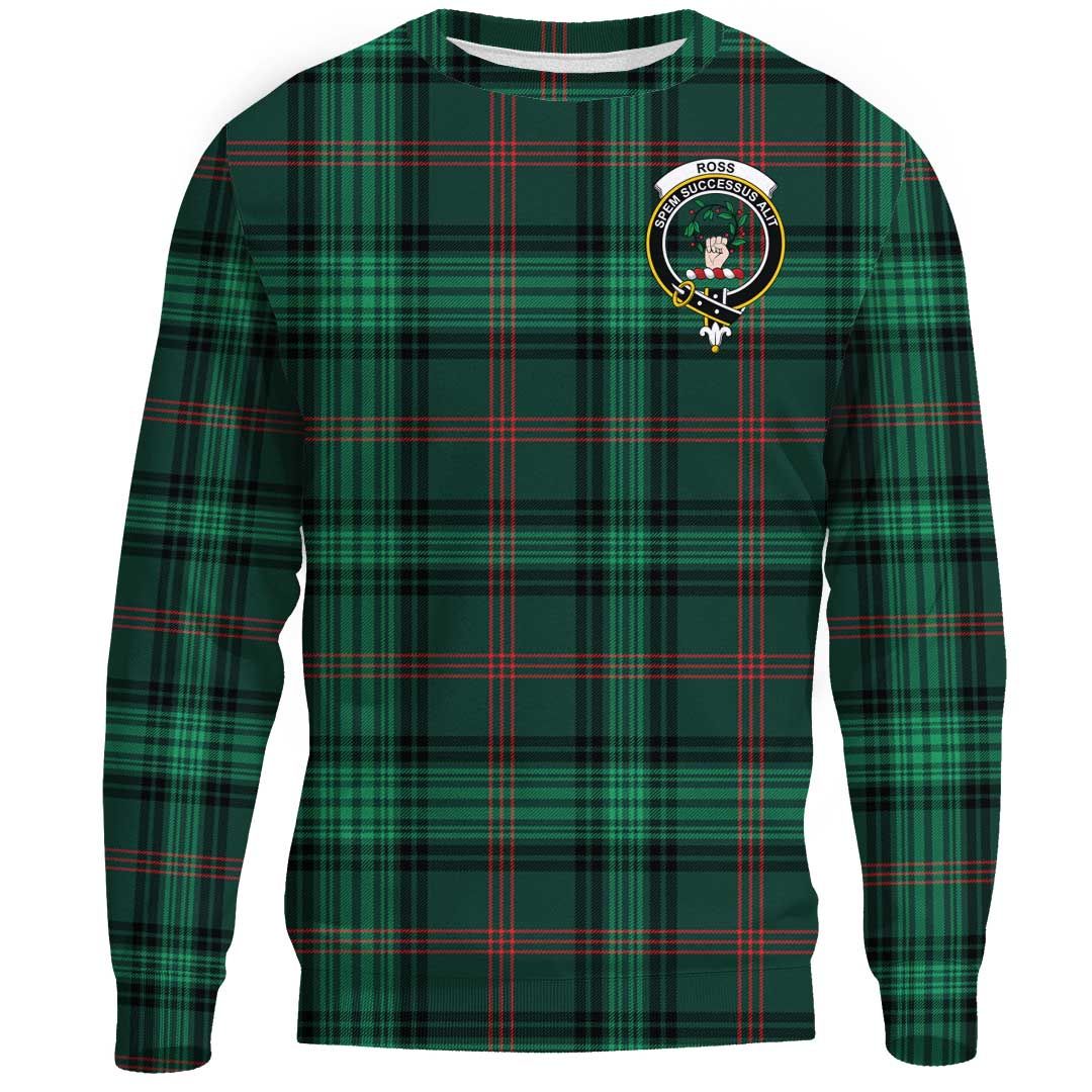 Ross Hunting Modern Tartan Crest Sweatshirt