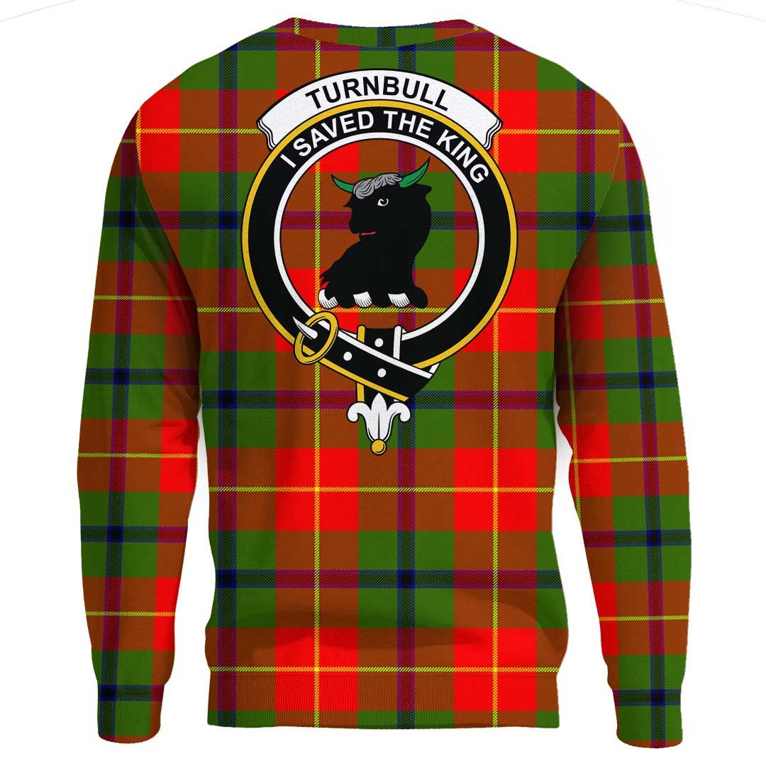 Turnbull Dress Tartan Crest Sweatshirt