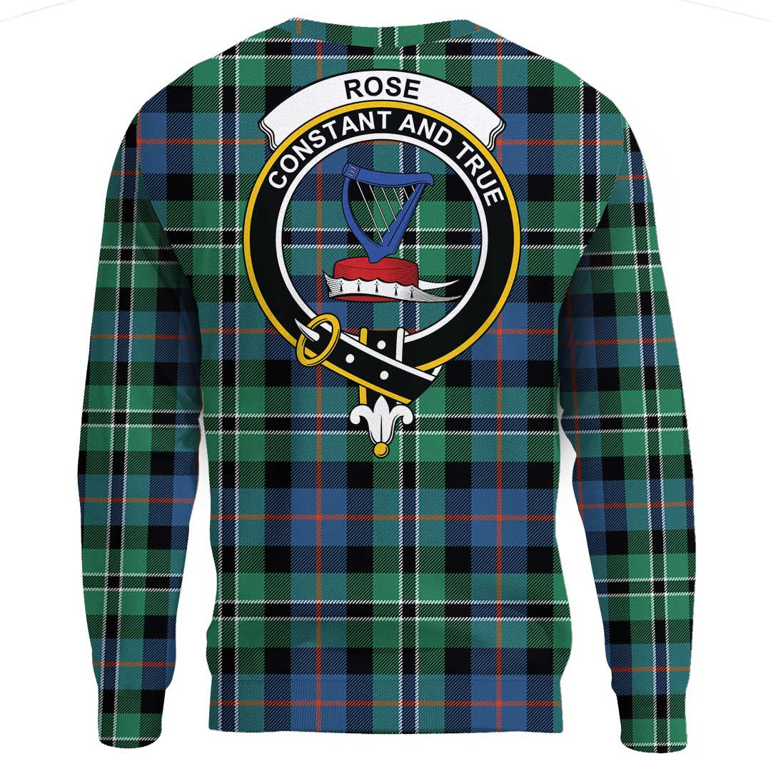 Rose Hunting Ancient Tartan Crest Sweatshirt