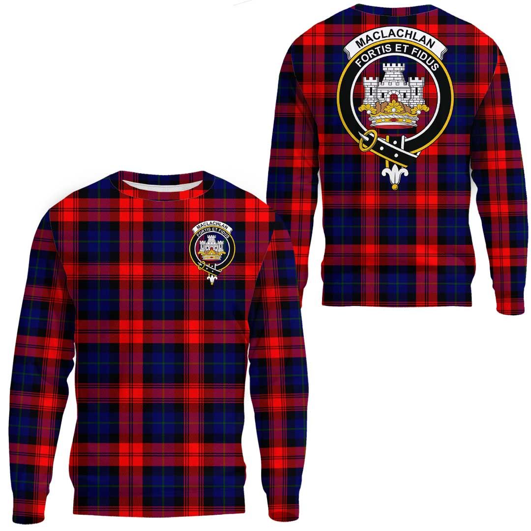 MacLachlan Modern Tartan Crest Sweatshirt