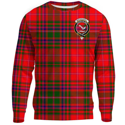 MacDougall Modern Tartan Crest Sweatshirt