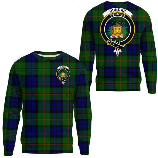 Dundas Modern 02 Tartan Crest Sweatshirt