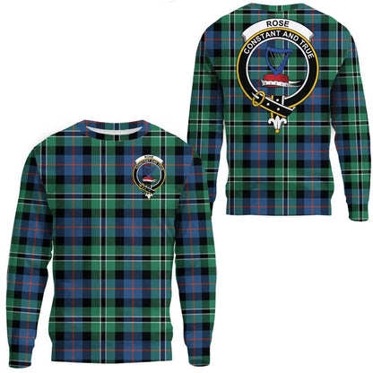 Rose Hunting Ancient Tartan Crest Sweatshirt