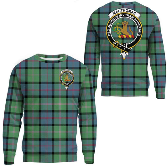 MacThomas Ancient Tartan Crest Sweatshirt