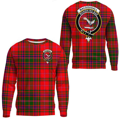 MacDougall Modern Tartan Crest Sweatshirt