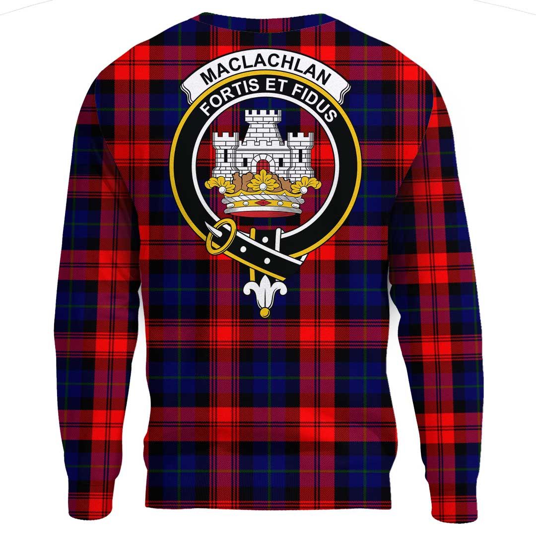 MacLachlan Modern Tartan Crest Sweatshirt