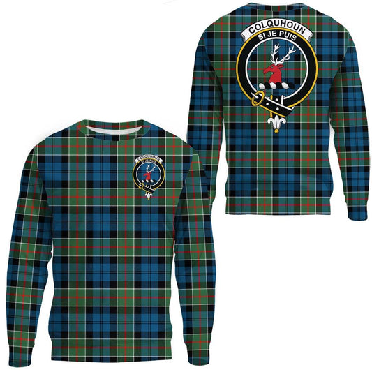 Colquhoun Ancient Tartan Crest Sweatshirt