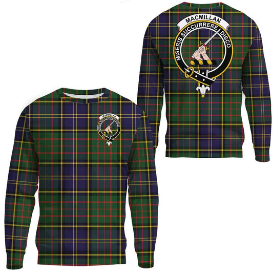 MacMillan Hunting Modern Tartan Crest Sweatshirt