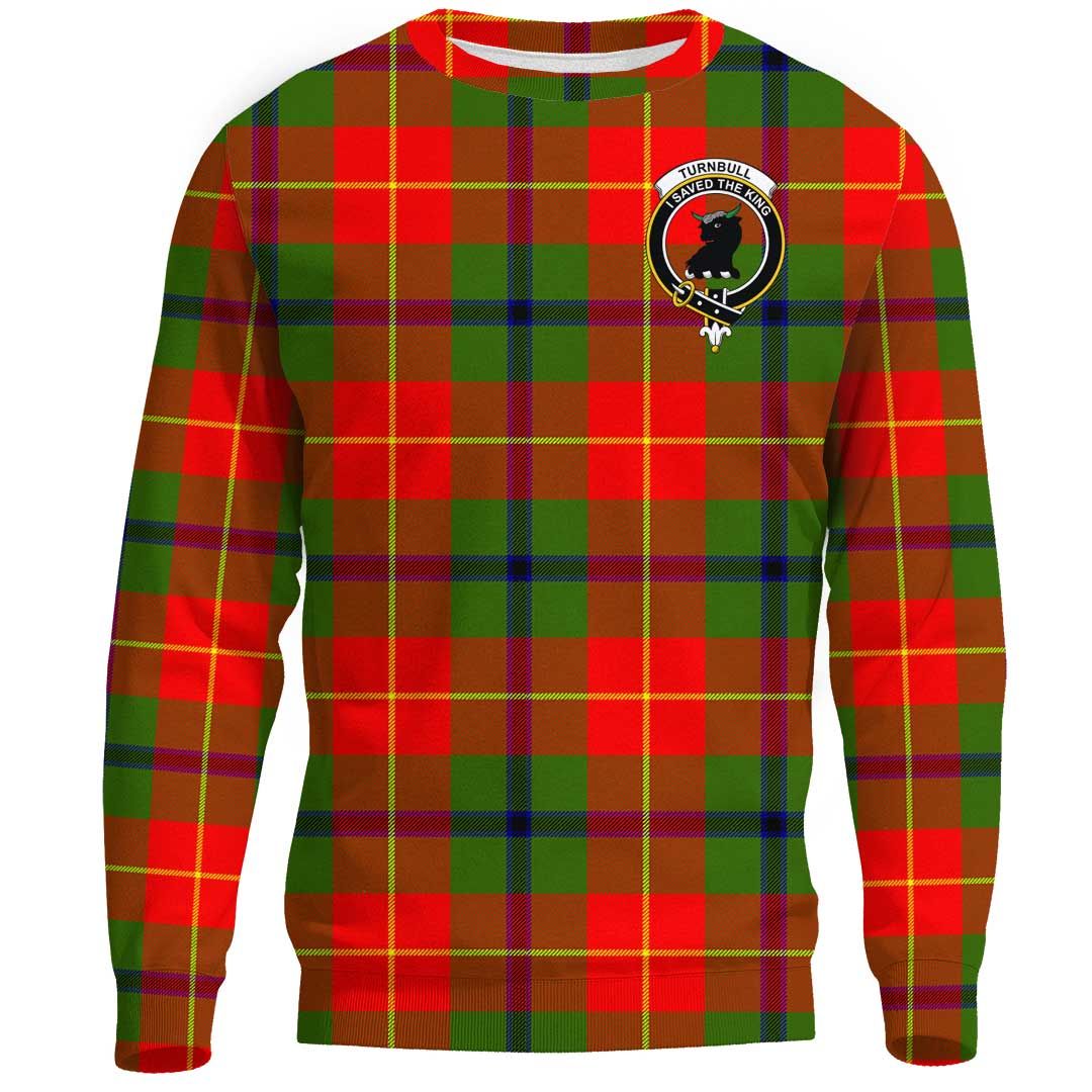 Turnbull Dress Tartan Crest Sweatshirt