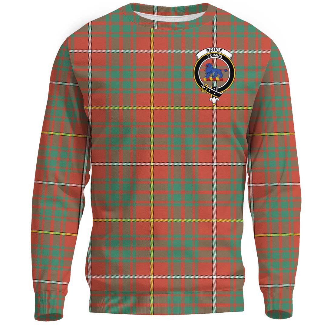 Bruce Ancient Tartan Crest Sweatshirt