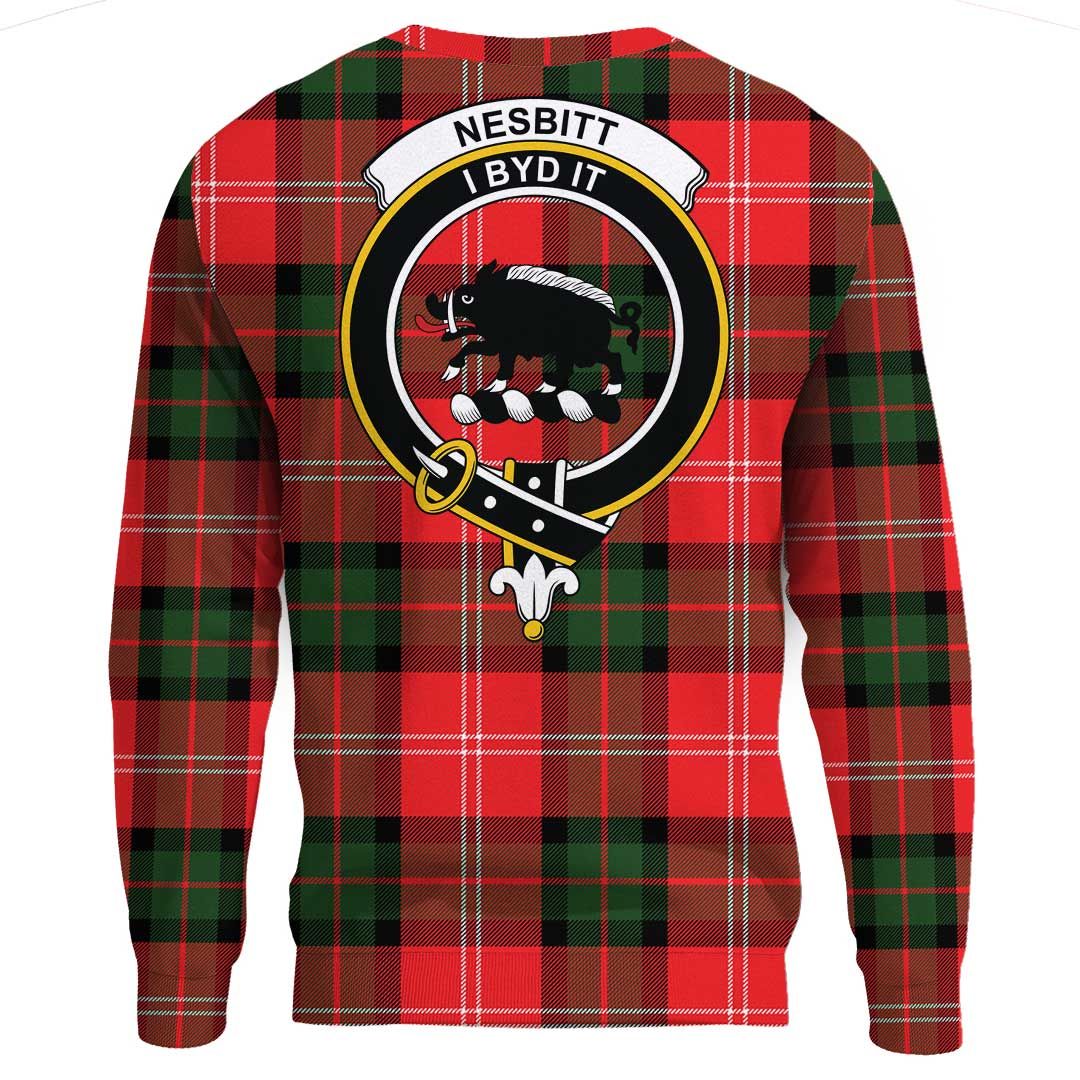 Nesbitt Modern Tartan Crest Sweatshirt