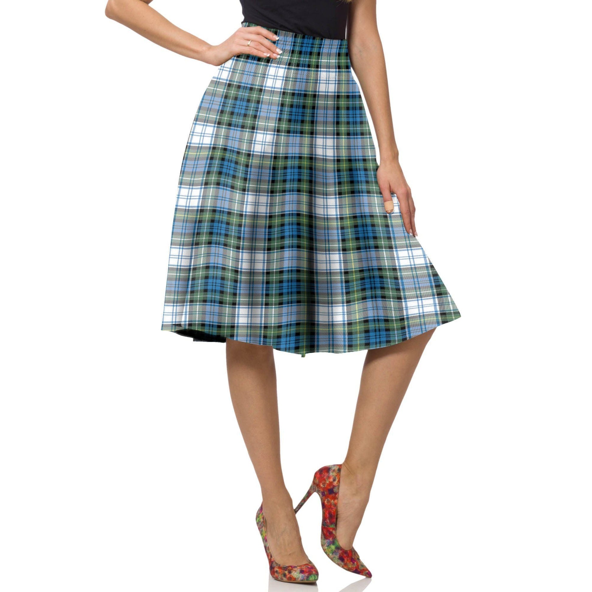 Campbell Dress Ancient Tartan Plaid Ladies Skirt