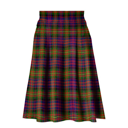 Carnegie Modern Tartan Plaid Ladies Skirt