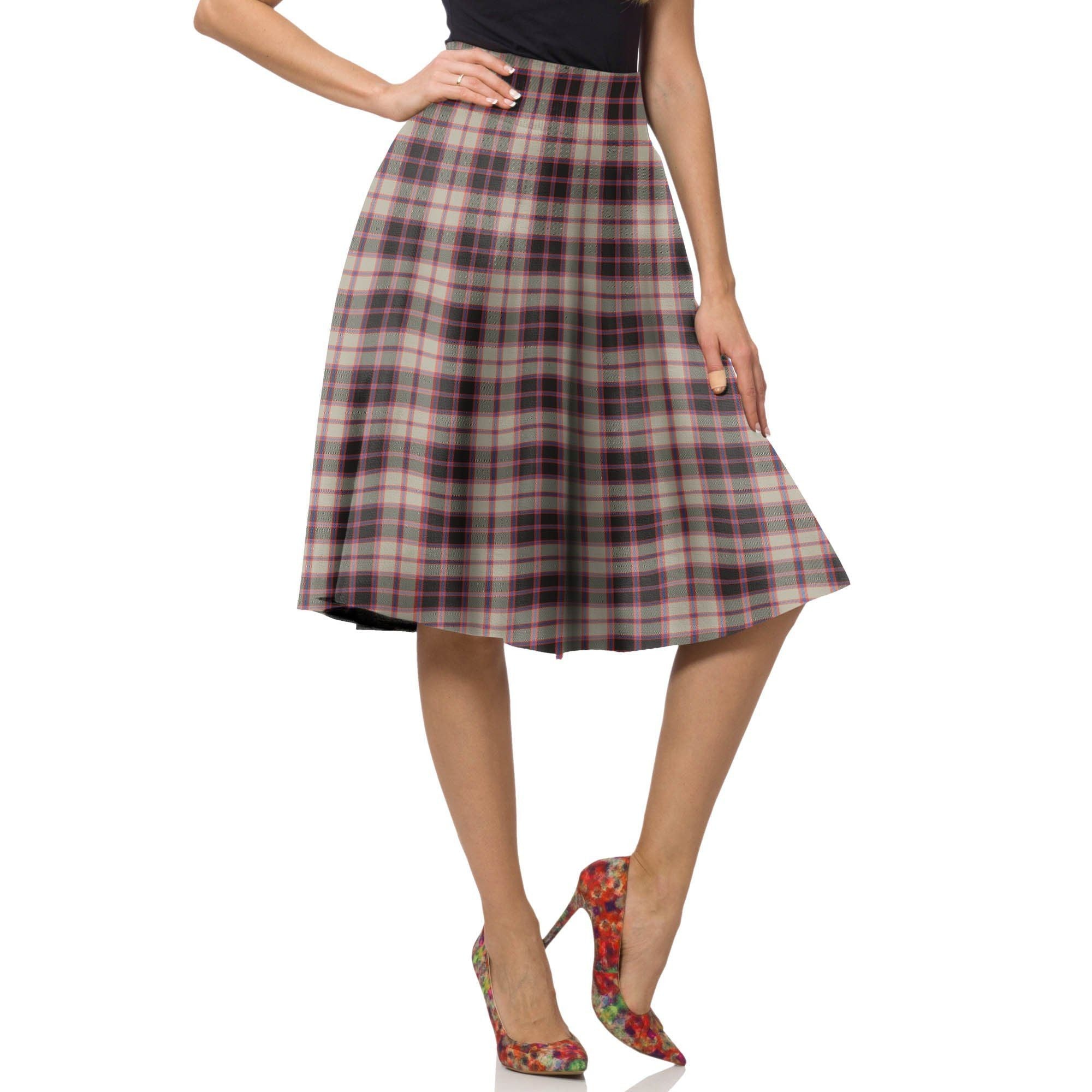 MacPherson Hunting Ancient Tartan Plaid Ladies Skirt