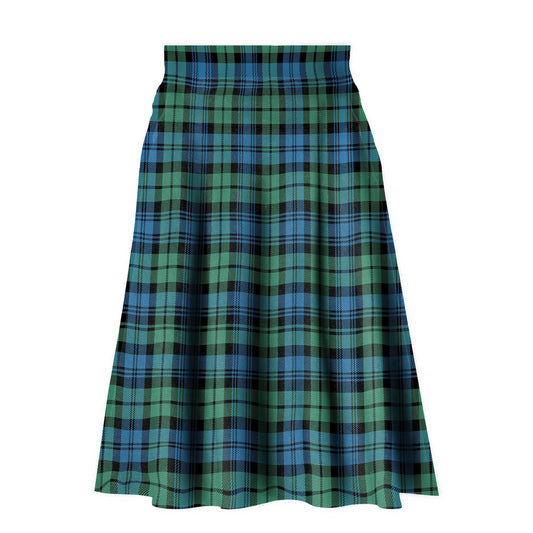 Campbell Ancient 01 Tartan Plaid Ladies Skirt