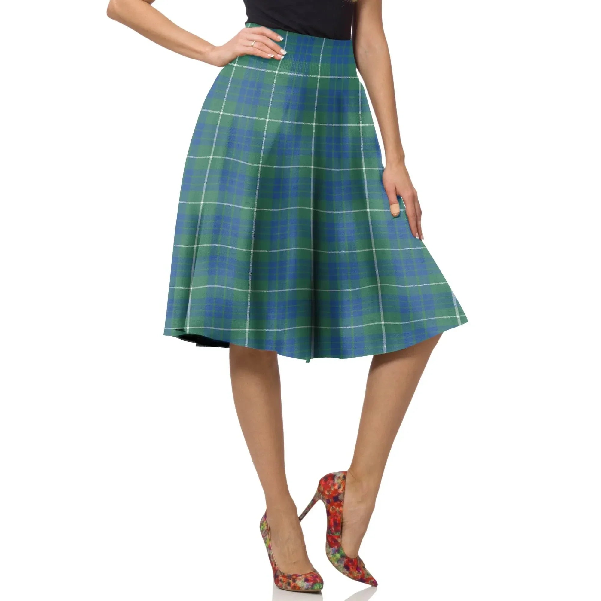 Hamilton Hunting Ancient Tartan Plaid Ladies Skirt