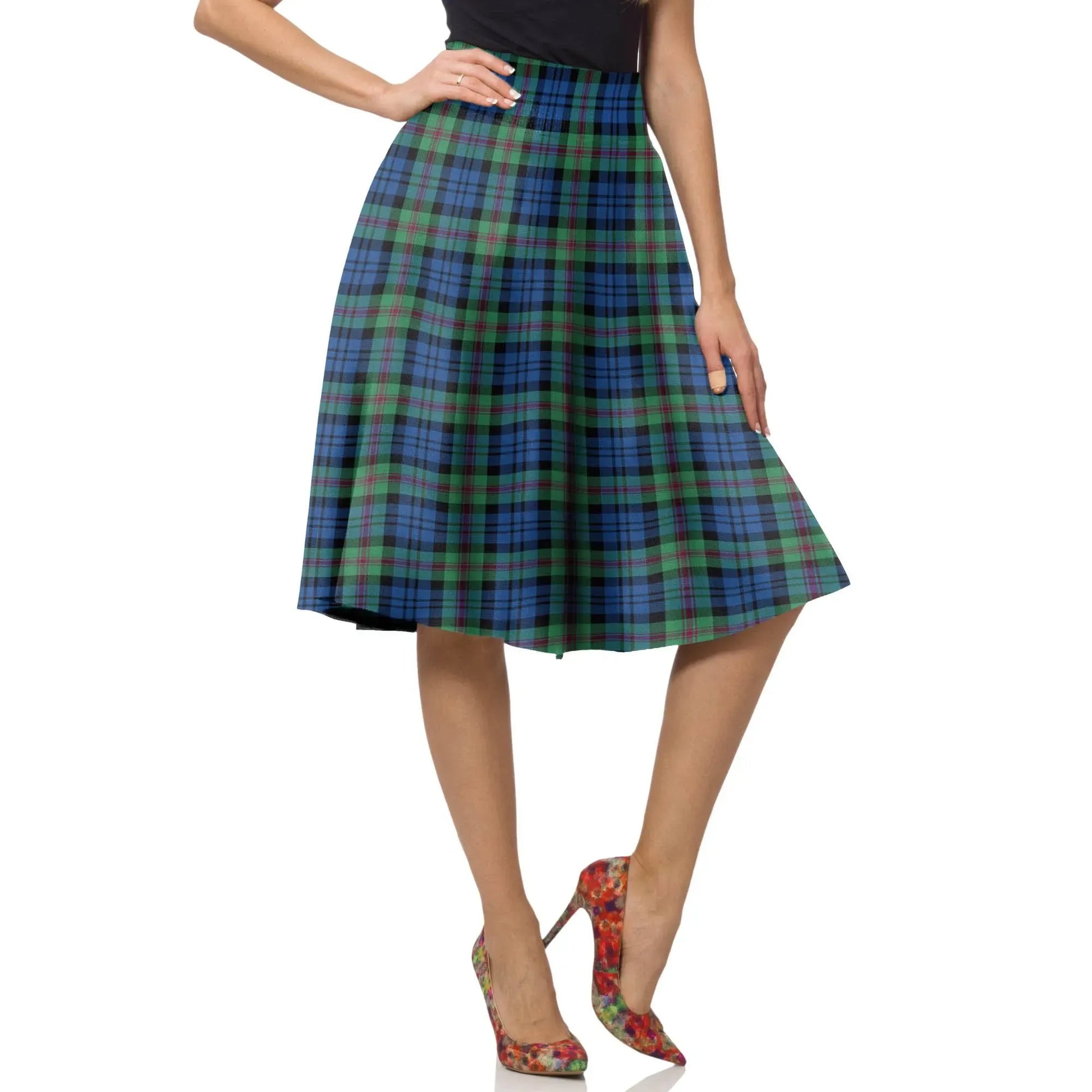 Baird Ancient Tartan Plaid Ladies Skirt