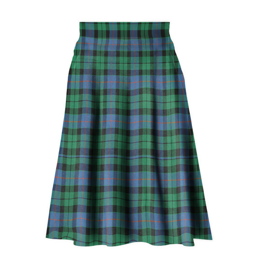 Morrison Ancient Tartan Plaid Ladies Skirt