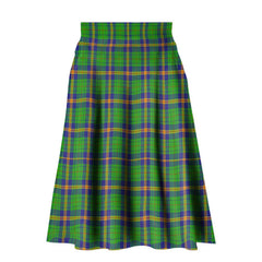 New Mexico Tartan Plaid Ladies Skirt