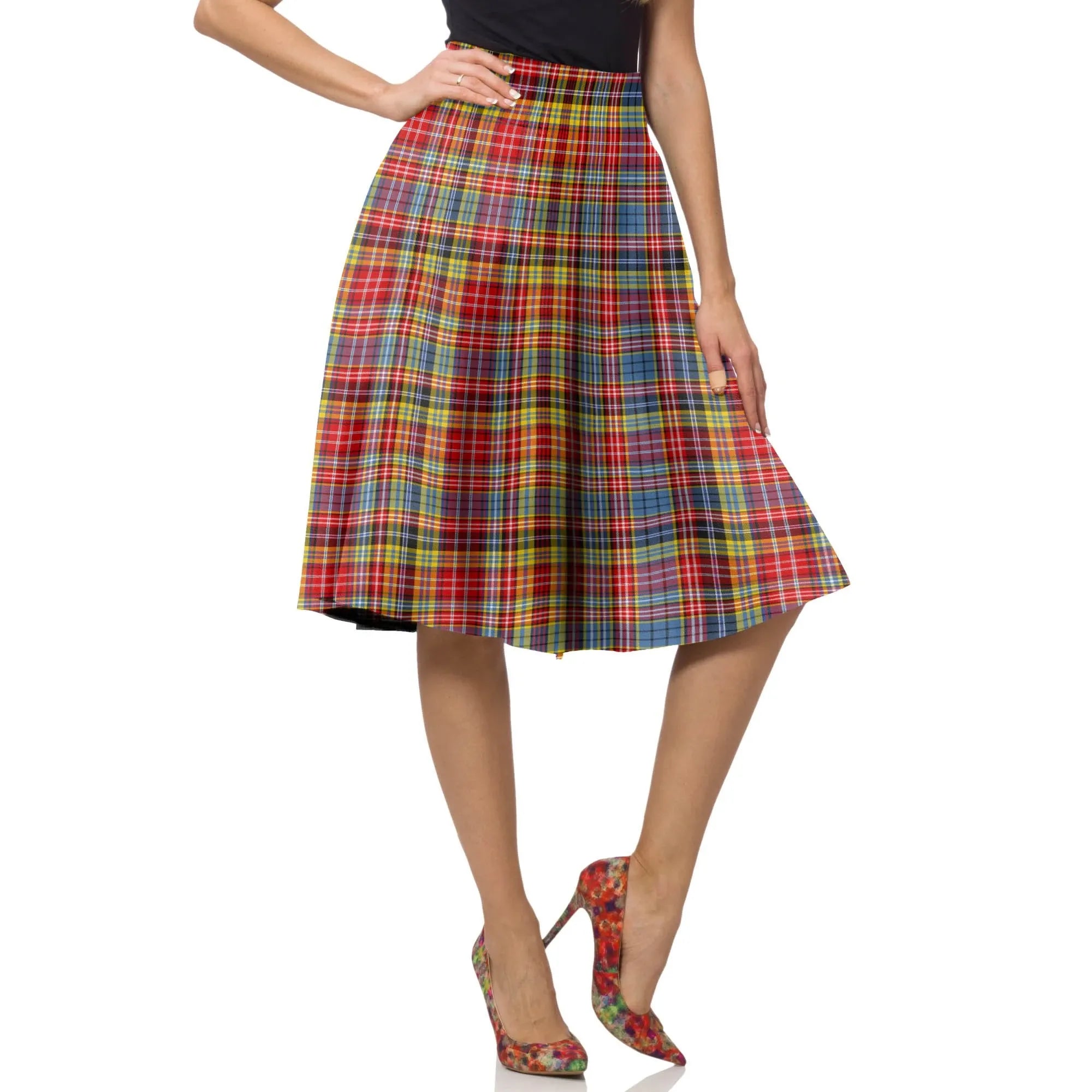 Ogilvie Tartan Plaid Ladies Skirt