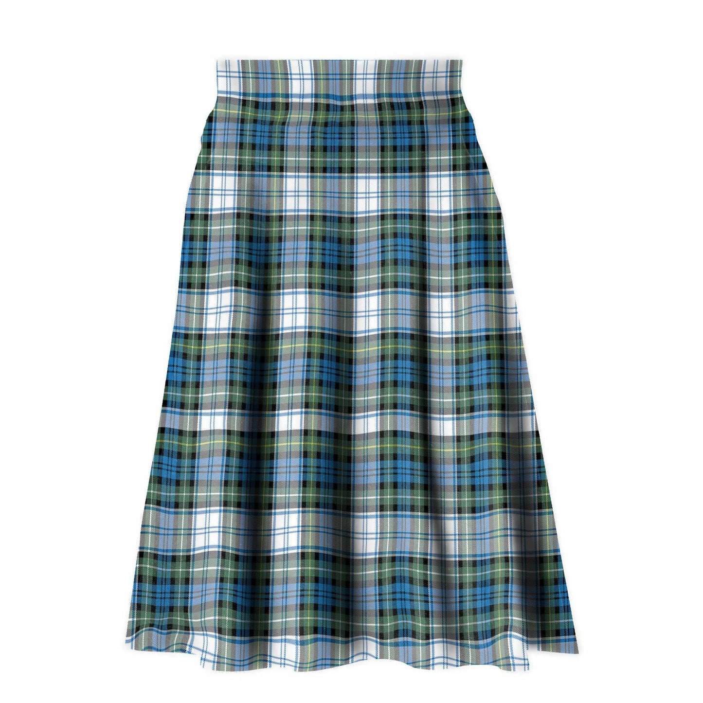 Campbell Dress Ancient Tartan Plaid Ladies Skirt