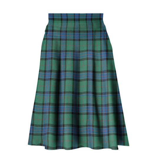 Sinclair Hunting Ancient Tartan Plaid Ladies Skirt