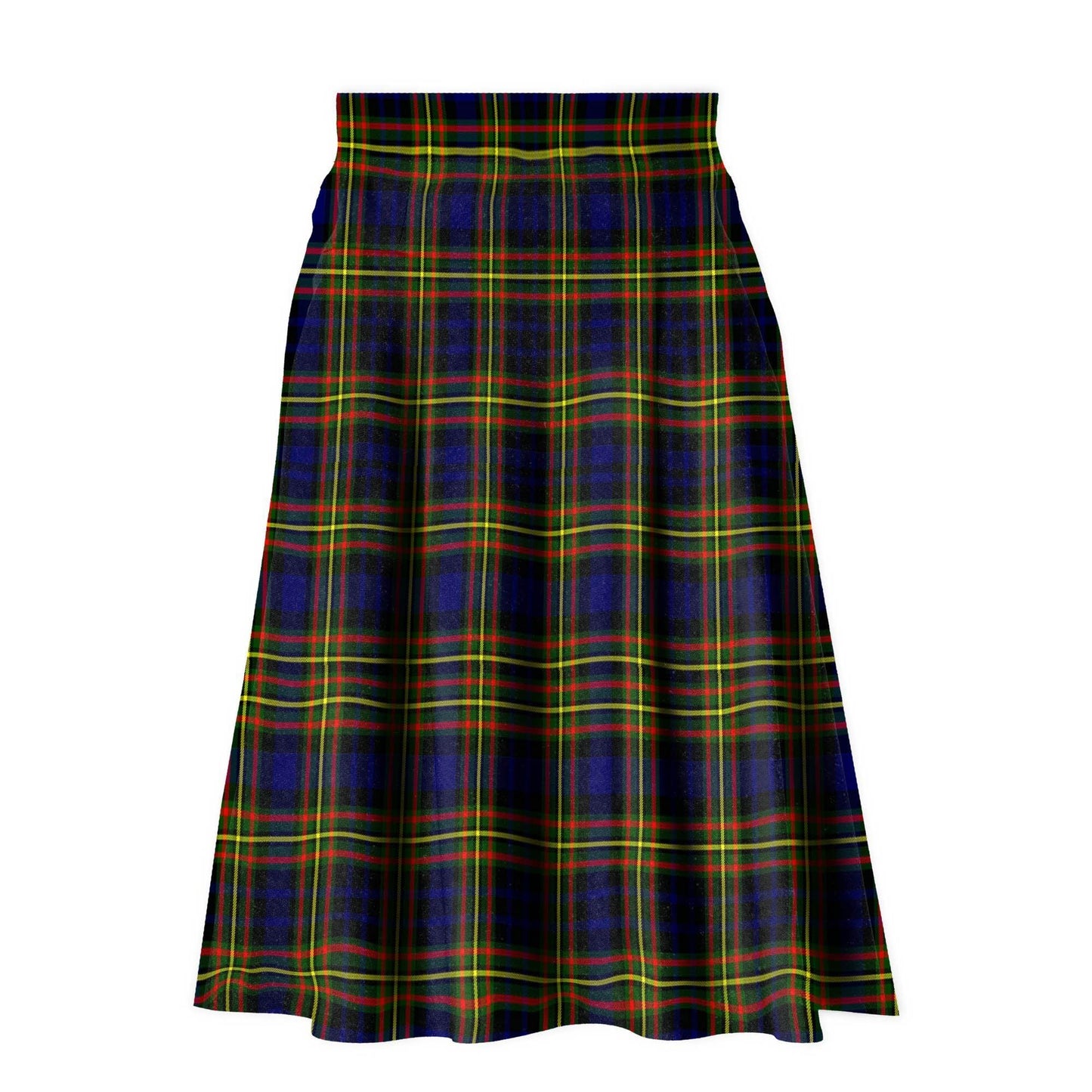 MacLellan Modern Tartan Plaid Ladies Skirt