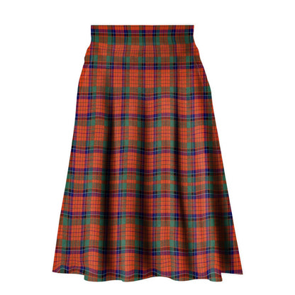 Nicolson Ancient Tartan Plaid Ladies Skirt