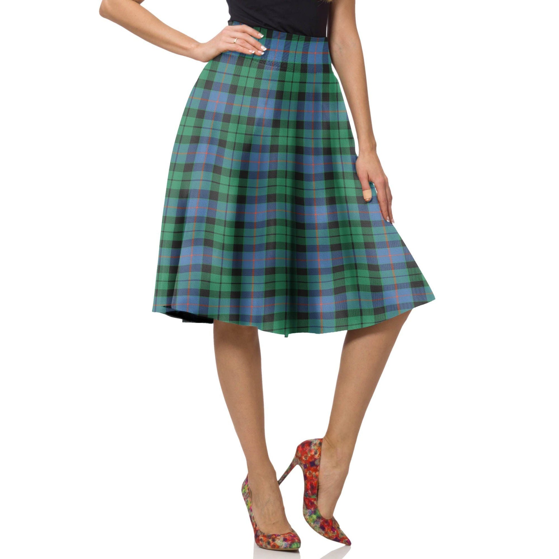 Morrison Ancient Tartan Plaid Ladies Skirt