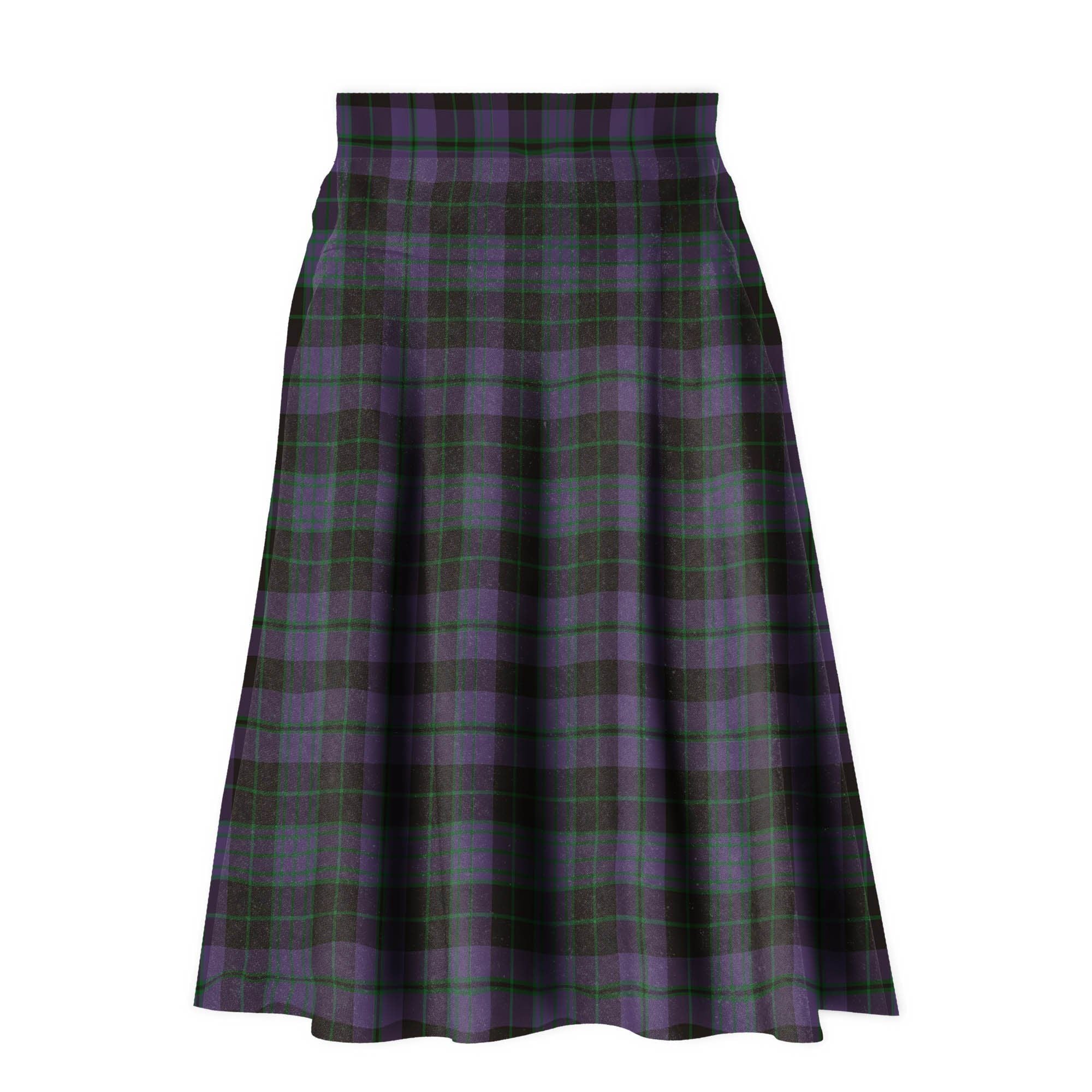 Clergy Green Tartan Plaid Ladies Skirt